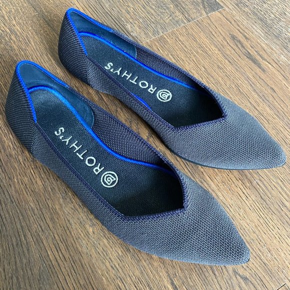 Rothy's Shoes - Rothy's The Point in Shale